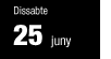 25 de juny