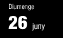 26 de juny